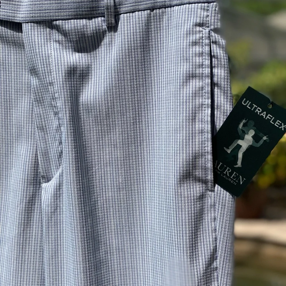 LAUREN RALPH LAUREN ULTRAFLEX‎ PANTS 33Wx34L BLUE